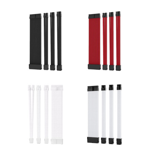 24PIN Mainboard and GPU PCIE CPU 8PIN- White 1