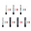 Keyboards Strap Wooting Fire68 Snap Strap-Black cashew flowers 2