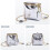 Versatile Blue Compact Wallet Adjustable Strap And-Blue 7