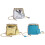 Versatile Blue Compact Wallet Adjustable Strap And-Blue 3