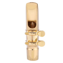 Eb Alto Sax Mouthpiece 6C with Cap & Pads, Durable Metal, Sound Precision