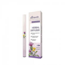 (Purple) Herbal Refreshing Energy Bar Air Freshener Pen Portable Aromatherapy Diffuser Pen Odor Remover For Clear Breathing Body Care
