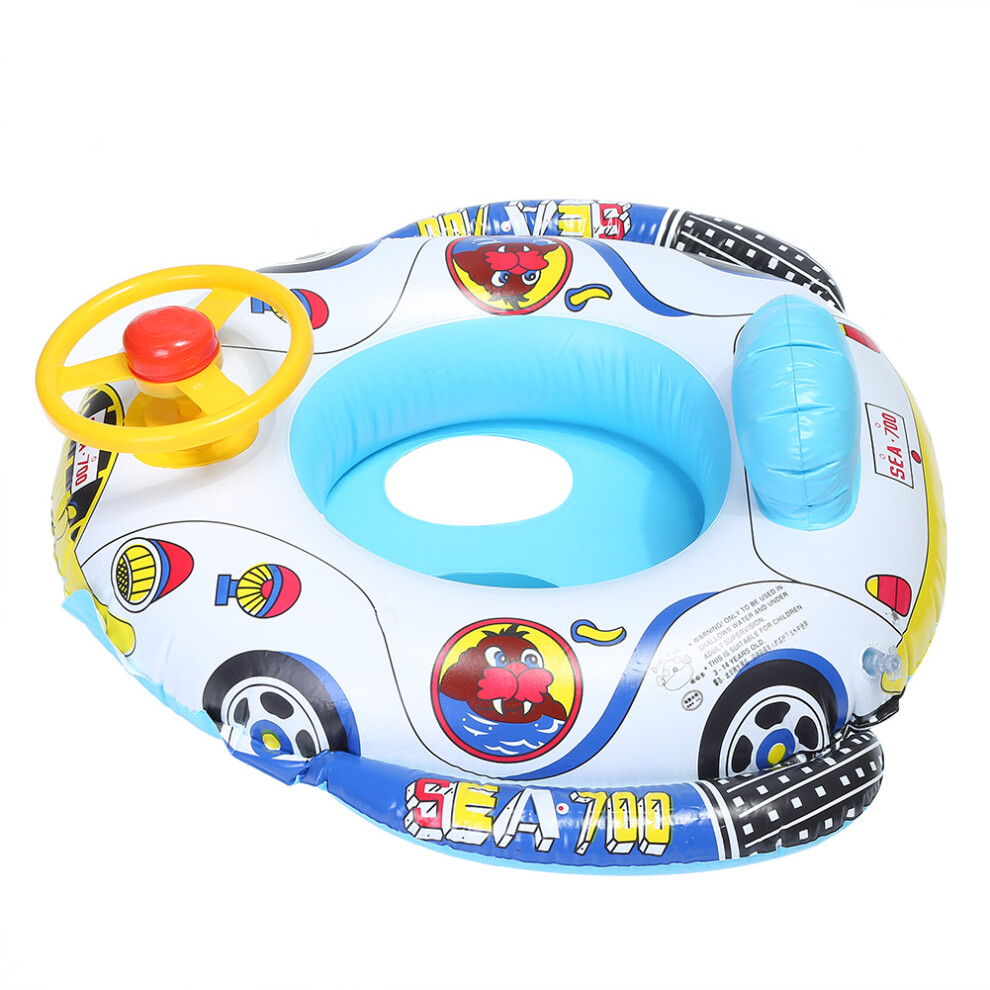 Inflatable Baby Swim Boat with Leg Openings - Safe & Fun Pool Time
