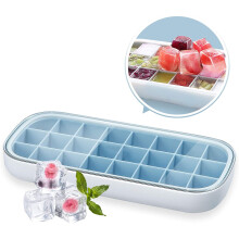 Eiswürfelform mit einfacher Entnahme, lebensmittelechte Materialien für sichere Eiswürfelherstellung, klassische schlanke Form optimiert den
