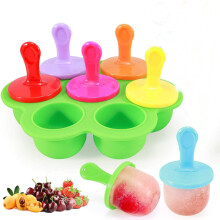 Kreative Eisform aus Silikon, antihaftbeschichtet, Mini-Größe, BPA-frei, wiederverwendbar, DIY-Erlebnis, einfaches Herauslösen, ideal für