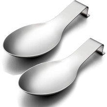 Spülmaschinenfeste Löffelablage, robuster und langlebiger Schöpfkellenhalter aus Edelstahl, rostbeständig, glatte Kanten, klassisches Design,