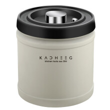 Bote de almacenamiento de alimentos de acero inoxidable para cocina, recipiente versátil sellado al vacío para café, té y frutas secas, diseño