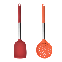 Set multifuncțional din silicon rezistent la căldură, ustensile de bucătărie antiaderente, potrivite pentru mașina de spălat vase, sigure și