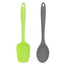 Set de spatule din silicon pentru gătit, ustensile rezistente la mirosuri cu miez din oțel inoxidabil, design flexibil pentru tigăi antiaderente,