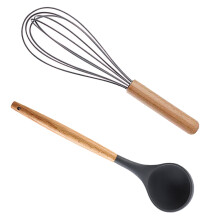 Ustensile de bucătărie pentru bucătar, ustensile din silicon rezistente la căldură, fără BPA, pentru vase de gătit antiaderente, cu mânere