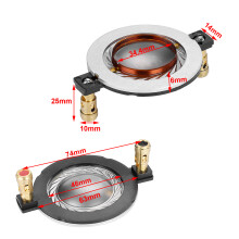Effiziente Titan-Folien-Flachspule 8 Ohm Superhochtöner für High Fidelity