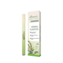 (Green) 1-5x Portable Herbal Diffuser Pen Lung Cleanse & Energy Boost Air Freshener Herbal Refreshing Bar Clear Breathing