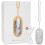 USB-Lade-Mikrostrom-Halt-Schlafgerät, 500mAh, Silber 2