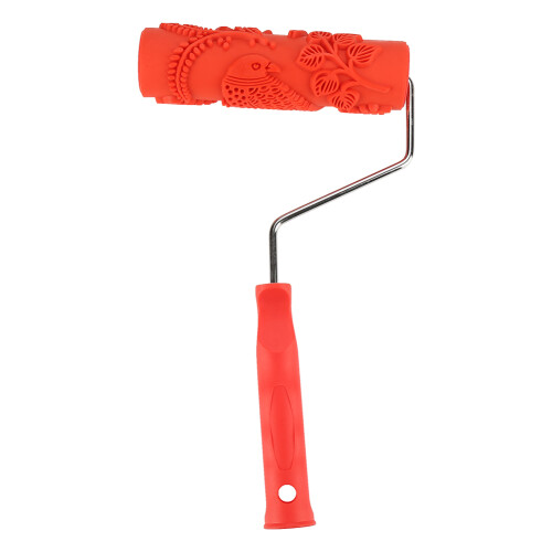 7IN Rubber Embossing Wall Printing Roller DIY Texture Tool EG343T 1