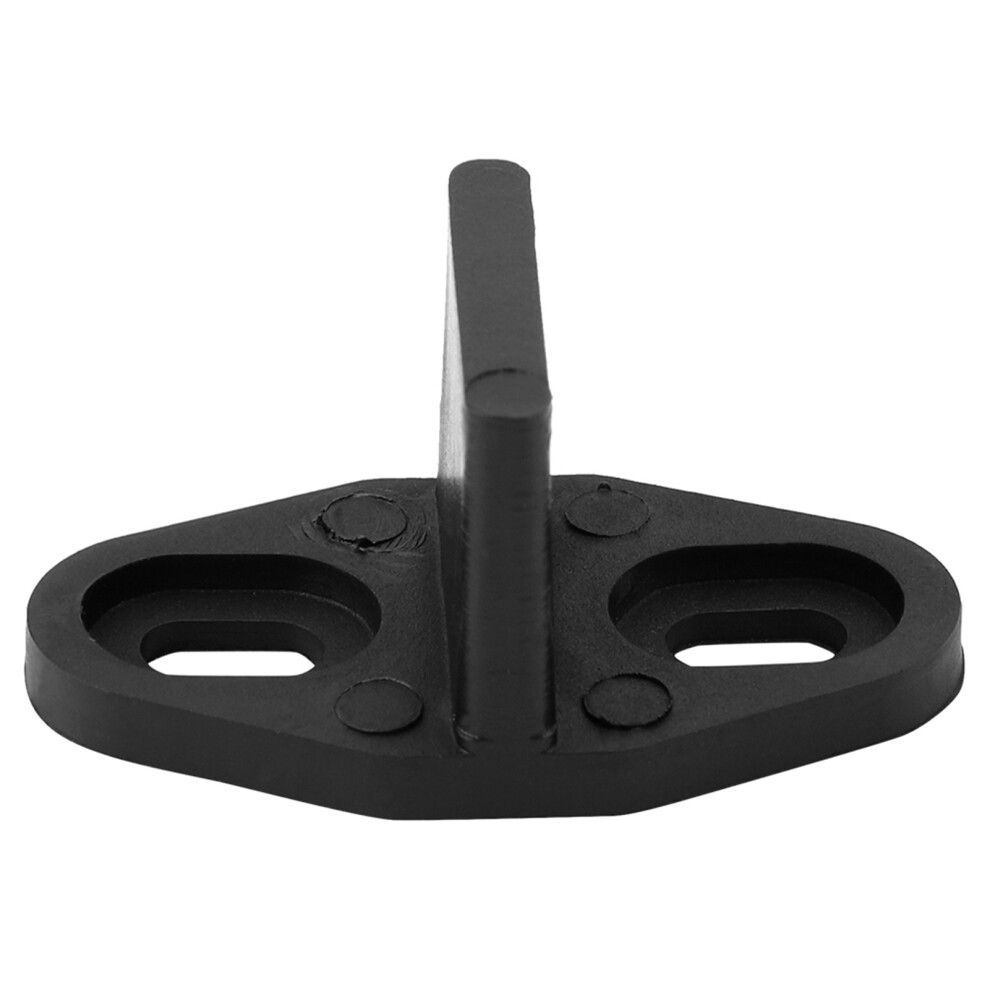 High Quality Black Plastic Slide Guide For Barn Door 0.4Cm Groove Pom Material 9371362744491