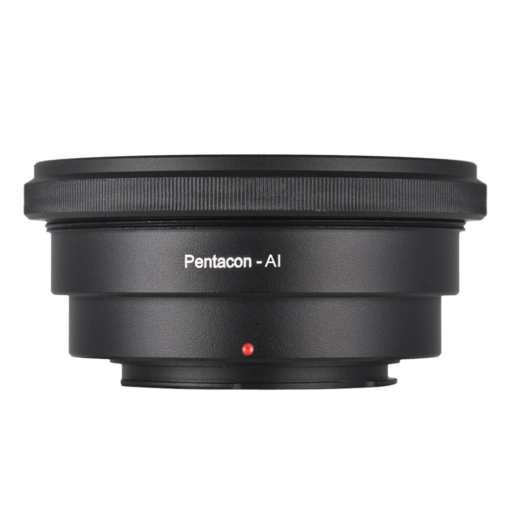 Metal Lens Mount Adapter For Pentacon 6 To Nikon Ai F Cameras, Black 7621362744208