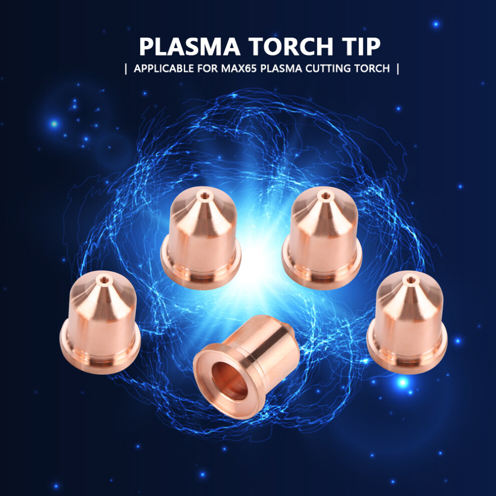 5 Plasma Cutter Tips 220941 For Max65 Torch Durable & Efficient Cutting 8441362745871