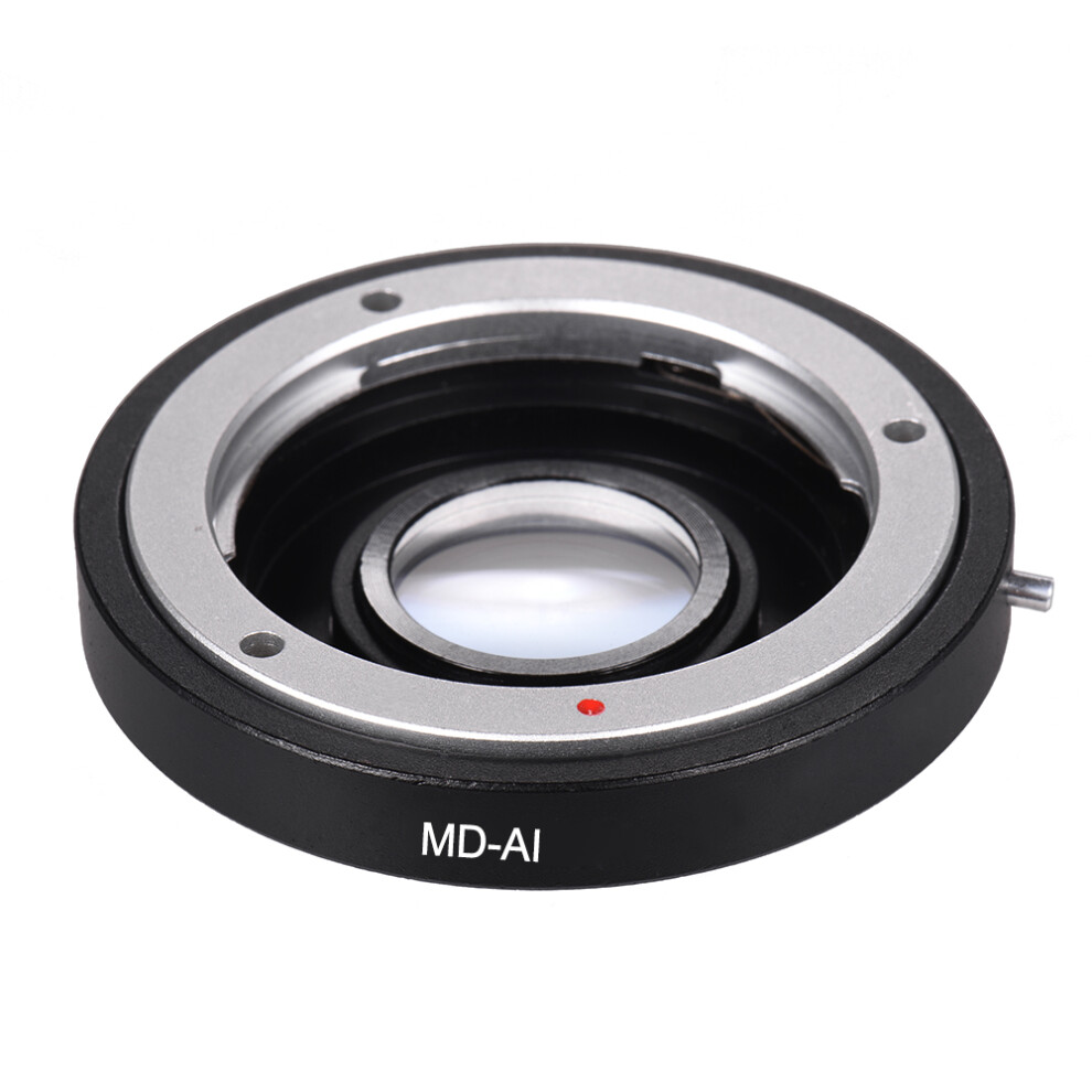 Md-Ai Lens Mount Adapter Ring For Minolta Md To Nikon F, Black