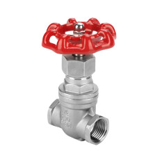 Wasseröl-Gas-Edelstahl-Gate-Ventil DN15 BSPP G1/2 Drehklappenventil