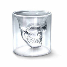 Creative Skull Shot Glass, Unique Design Captivates With Its Hand Blown Crystal Artistry, Premium Quality Assured By Durable Borosilicate Glass, Perfe
