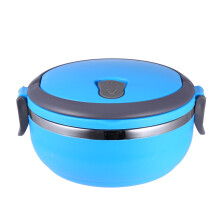 Bolsa térmica aislante para comidas, fiambrera térmica de acero inoxidable, calentador de almuerzo portátil que garantiza calor duradero, para