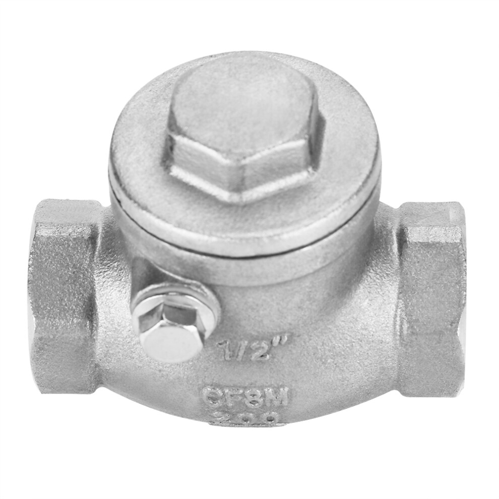Stainless Steel Dn15 1/2'' One Way Swing Check Valve Wog 200Psi Female Thread 4911362746122