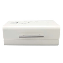 Recipiente para armazenar pão com fácil acesso, estrutura durável em ferro, ideal para uso em bancada, caixa multifuncional para guardar pão e
