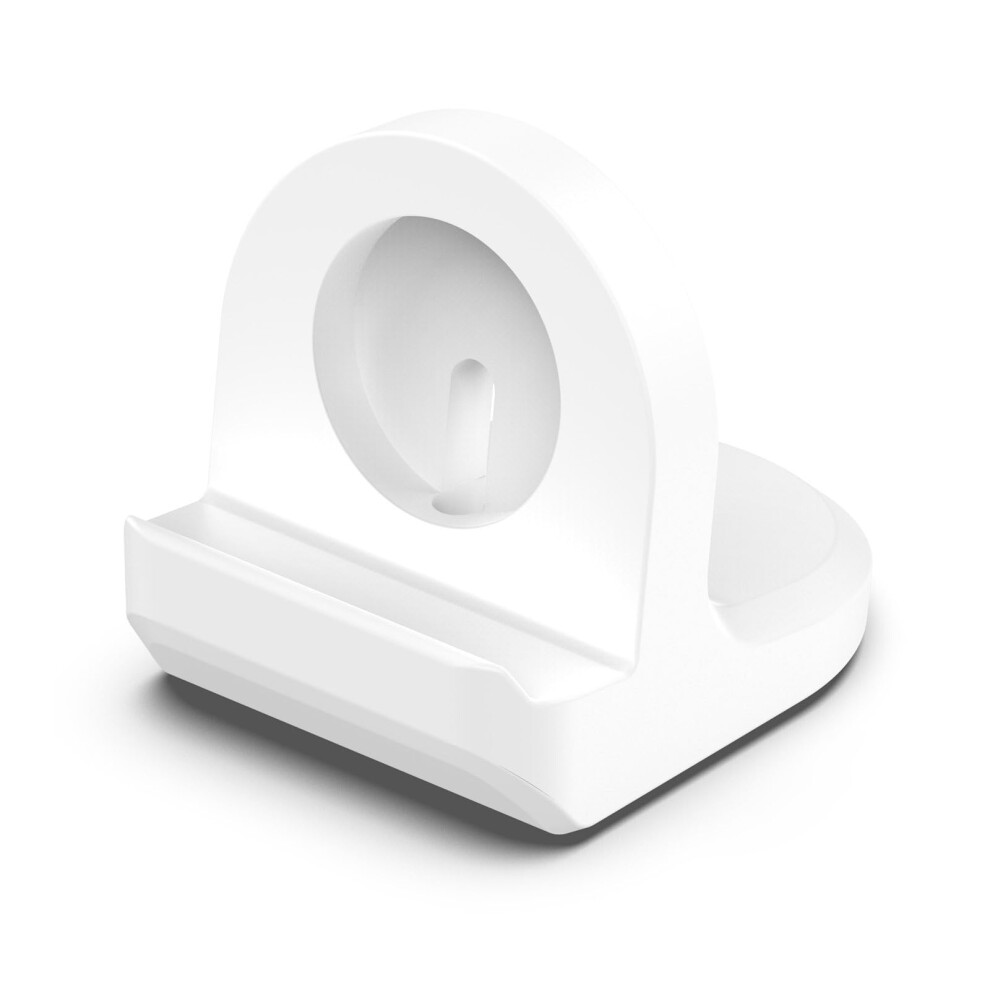Nonslip Silicone Charging Holder For Smartwatch Watch 8 And Other Models Secure Placement Soft Touch Design Stand White 9067246853655