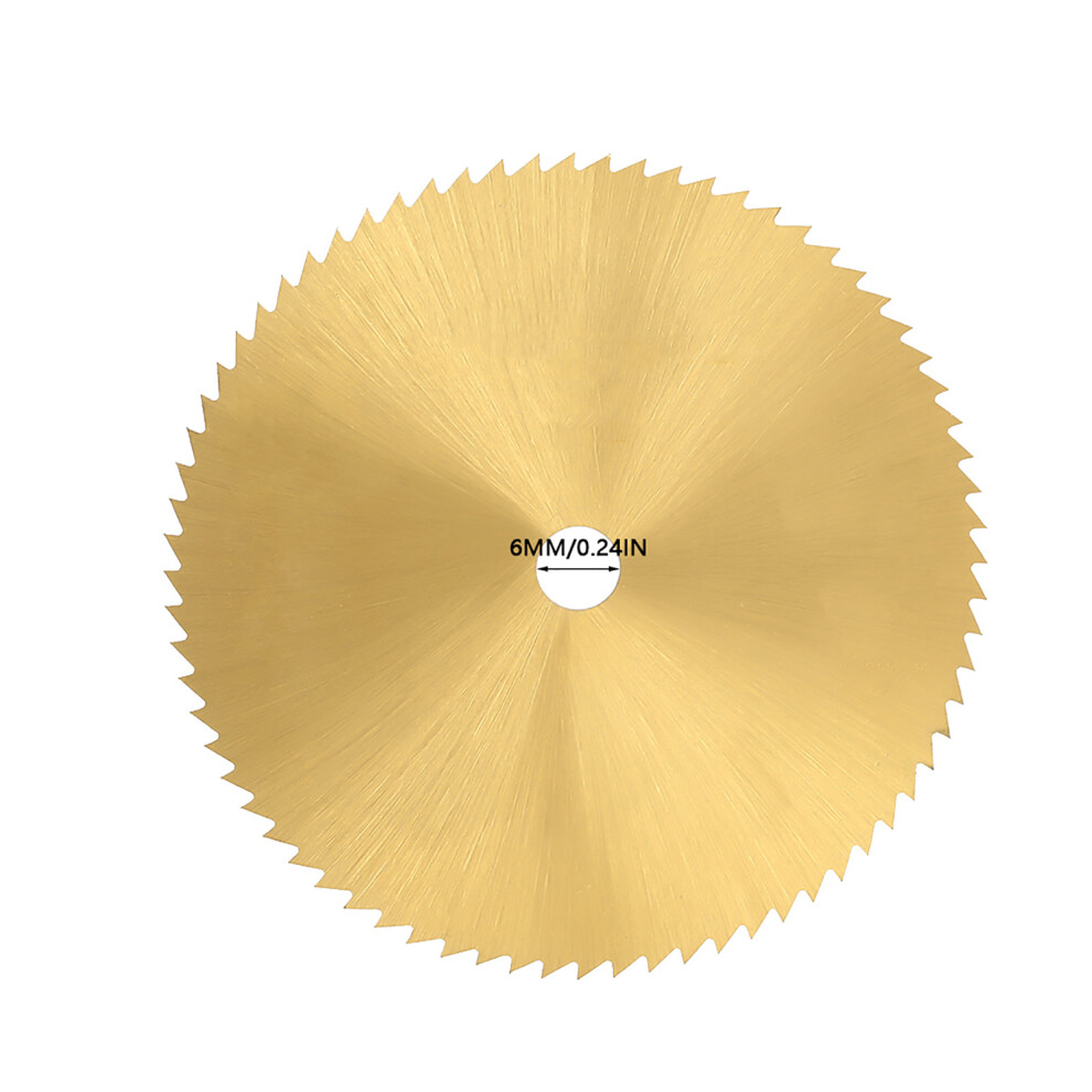 60X6mm 72 Teeth Hss Circular Saw Blade - Cut Metal Wood Plastic Efficiently 4611362746947