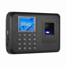 Biometric Fingerprint Attendance Machine 1000 IDs 2.4" LCD Black