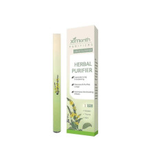 (Green) Herbal Refreshing Energy Bar Air Freshener Pen Portable Aromatherapy Diffuser Pen Odor Remover For Clear Breathing Body Care