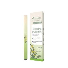 (Green) Herbal Refreshing Energy Bar Air Freshener Pen Portable Aromatherapy Diffuser Pen Odor Remover For Clear Breathing Body Care