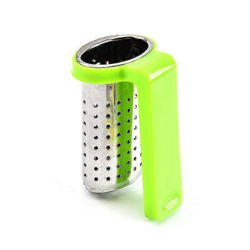 (Green) Tea Strainers Hanging On Cup Style Tea Infuser With Handle Tea Diffuser Strainer Herbal Spice Filter Drinkware Tea Accessories 1