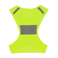 Reflektierende Laufweste fluoreszierendes Gelb XL Wasserdicht Atmungsaktiv Leicht
