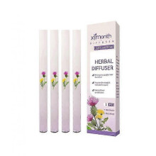 (4PCS) 1-5X Portable Herbal Diffuser Pen Lung Cleanse & Energy Boost Air Freshener Herbal Refreshing Bar Clear Breathing Purple