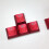 WASD and Arrows Keys Keycaps Translucent Backlights-Red 4
