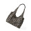 Women Casual Shoulder Bag Leopard Print Handbag Spacious-White 1
