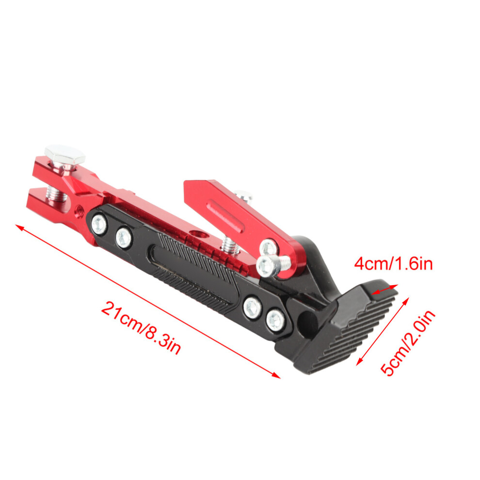 Universal Aluminum Foot Side Support Stand For Nmax 125/155 Red 4911362751331