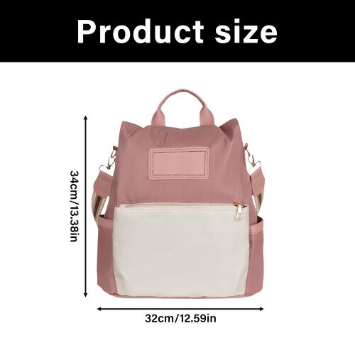 Functional Unisex Backpacks Tear Resistant Fabric-Black 2