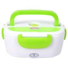 Gemakkelijk schoon te maken elektrische bentobox, draagbare voedselwarmer met uitneembaar compartiment en geïsoleerde lunchtas, herbruikbare