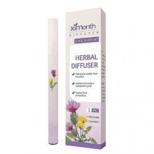 (Purple) Portable Herbal Diffuser Pen Lung Cleanse & Energy Boost Air Freshener Herbal Refreshing Bar Clear Breathing