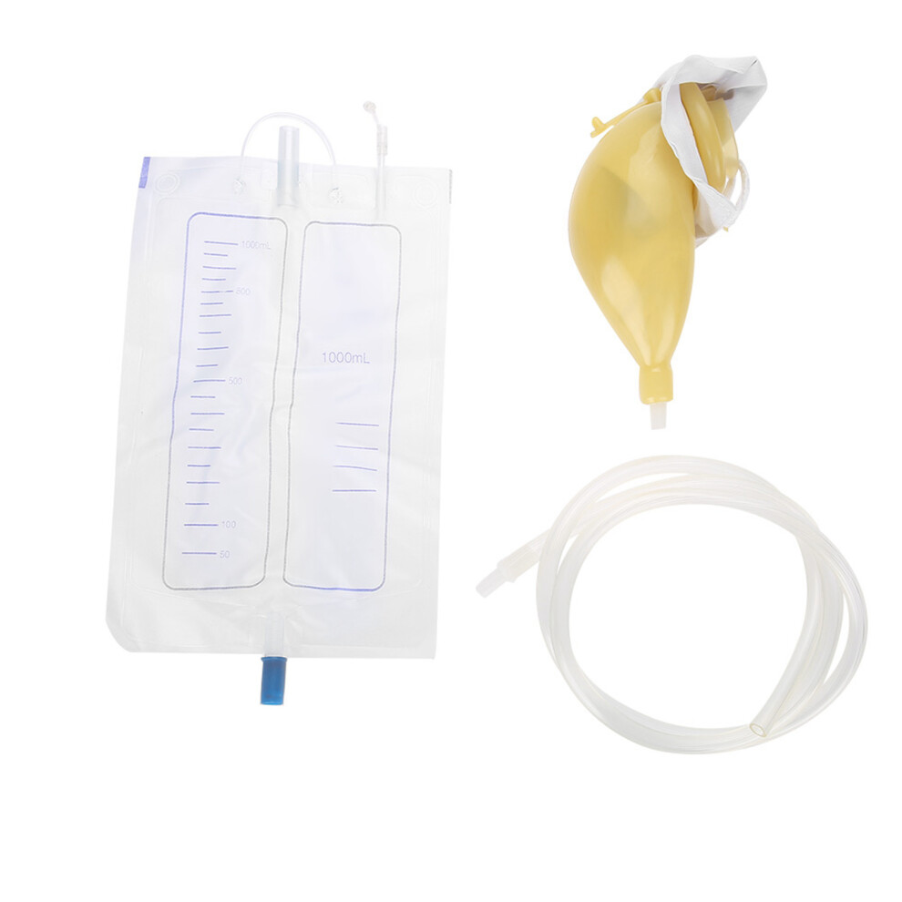 Silicone Urine Bag Spill Proof Collector for Incontinence, 1000ml