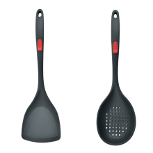 Hitzebeständiges Silikonspatel-Set, BPA-frei, ergonomisches Design für komfortables Kochen und Backen, mikrowellen- und gefriergeeignet (2-teilig)