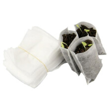 Biodegradable Non Woven Fabric Nursery Grow Bags 200 Pcs Set Breathable Seedling Pots Water Permeability Eco Friendly