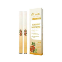(2PCS) 1-5X Portable Herbal Diffuser Pen Lung Cleanse & Energy Boost Air Freshener Herbal Refreshing Bar Clear Breathing Yellow