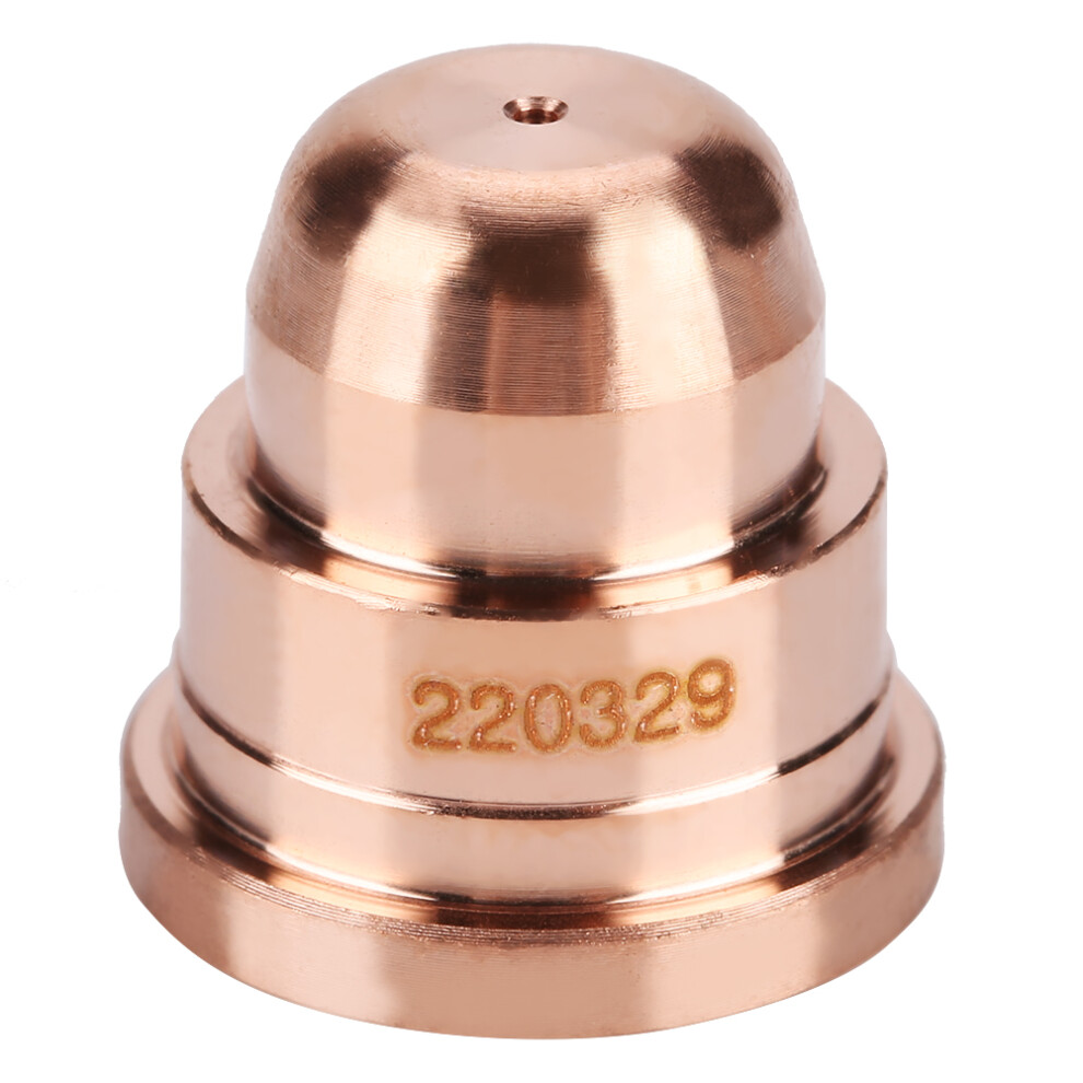 5Pcs Tellurium Copper Plasma Cutter Nozzles Model 220329 For Up To 10Mm Cuts 9361362751124
