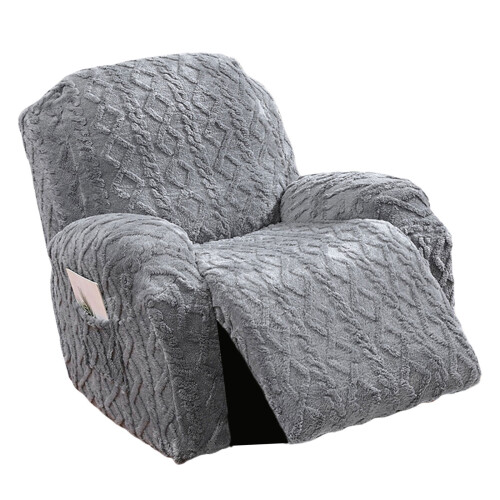 Elegant Sofa Protector Covers Set Recliner Cover In-Light Grey