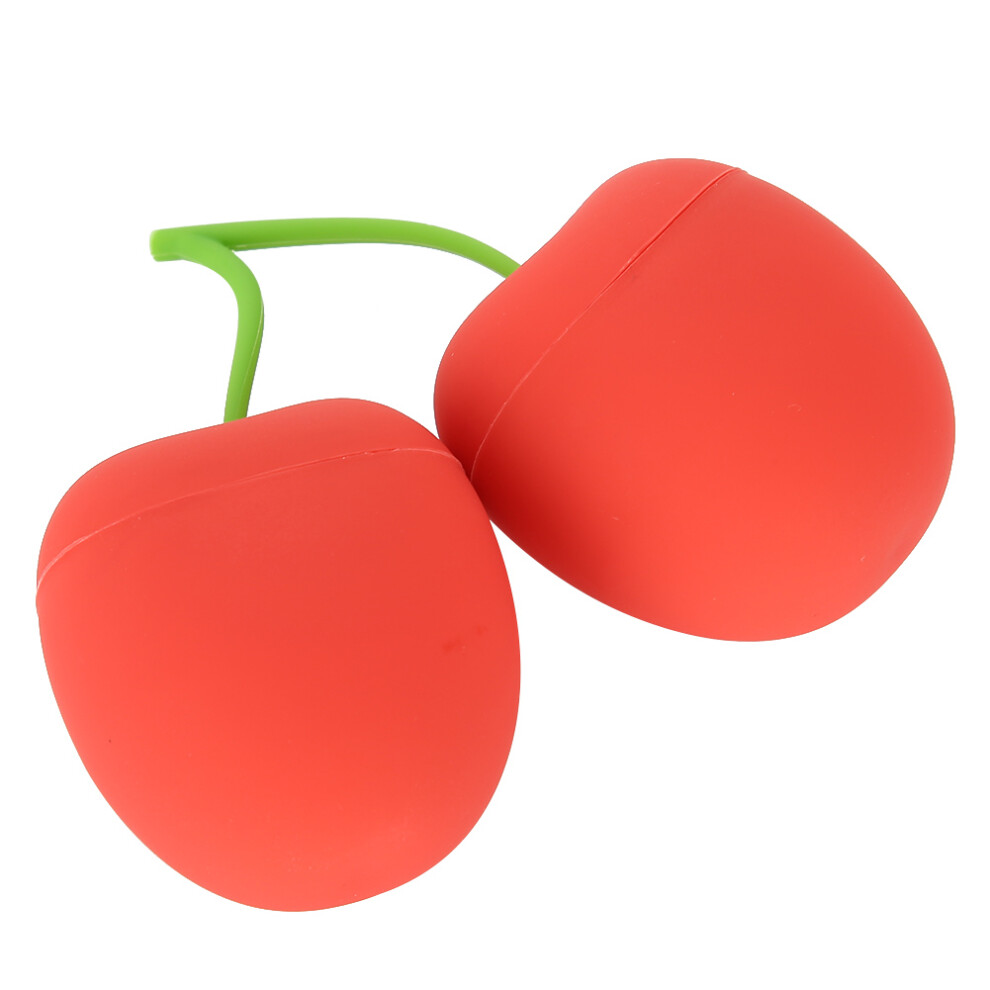 Red Women Cherry Lip Plumper Device Â Portable Silicone Enhancer, 4.5X4.7cm
