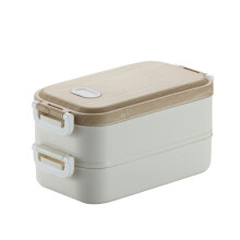 Stapelbare bentobox met lekvrij ontwerp, magnetronbestendige roestvrijstalen lunchboxen voor volwassenen, kinderen, kantoor, school en picknick,