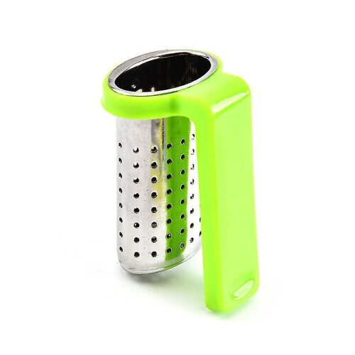 (Green) Tea Strainers Hanging On Cup Style Tea Infuser With Handle Tea Diffuser Strainer Herbal Spice Filter Drinkware Tea Accessories 1